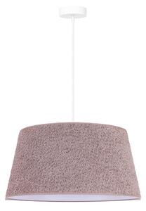Duolla - Lustr na lanku BOUCLE 1xE27/15W/230V pr. 50 cm hnědá