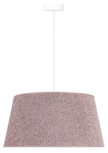 Duolla - Lustr na lanku BOUCLE 1xE27/15W/230V pr. 50 cm hnědá