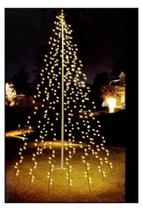 BigBuy Christmas LED řetězová světla Bílý (2 m)