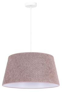 Duolla - Lustr na lanku BOUCLE 1xE27/15W/230V pr. 50 cm hnědá