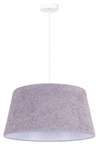 Duolla - Lustr na lanku BOUCLE 1xE27/15W/230V pr. 50 cm šedá