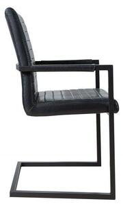 Židle IMPERIAL II antik černá syntetická kůže Nábytek | Jídelní prostory | Jídelní židle | Konzolové