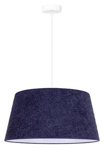 Duolla - Lustr na lanku BOUCLE 1xE27/15W/230V pr. 50 cm modrá