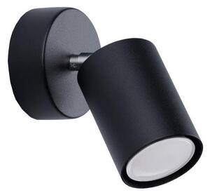 Sollux SL.1126 - Nástěnné bodové svítidlo LEMMI 1xGU10/40W/230V černá