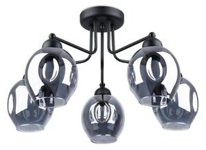 Sollux SL.1145 - Lustr na tyči FILLAN 5xE27/60W/230V černá