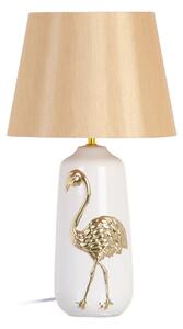 3198 Stolní lampa Keramický Zlatá Bílý 32 x 32 x 43 cm
