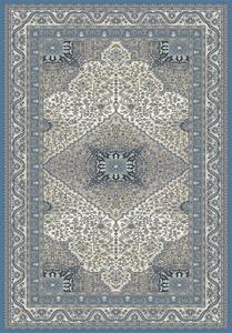 Kusový koberec vlněný Agnella Diamond Mistia Modrý (binding) Rozměr: 300x400 cm