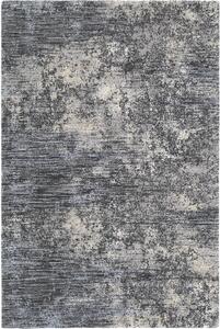Kusový koberec vlněný Agnella Diamond Nancy Grafitový Šedý (binding) Rozměr: 120x180 cm