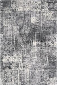 Kusový koberec vlněný Agnella Diamond Eddie Grafitový Šedý (binding) Rozměr: 200x300 cm