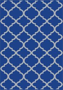 Kusový koberec moderní Agnella Meteo Clover Modrý Šedý Rozměr: 160x230 cm