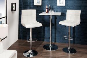 Barová židle MODENA 90-115 CM bílá Nábytek | Jídelní prostory | Barové židle