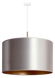 Duolla - Lustr na lanku CANNES 1xE27/15W/230V pr. 50 cm stříbrná/měděná