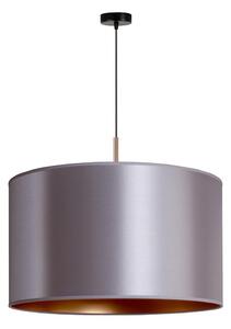 Duolla - Lustr na lanku CANNES 1xE27/15W/230V pr. 50 cm stříbrná/měděná