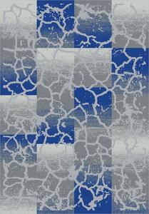 Kusový koberec moderní Agnella Meteo Cracks Modrý Šedý Rozměr: 160x230 cm