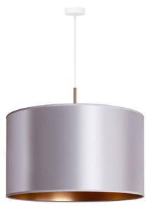 Duolla - Lustr na lanku CANNES 1xE27/15W/230V pr. 50 cm stříbrná/měděná