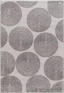 Kusový koberec moderní Agnella Meteo Zonda Platyna Šedý Rozměr: 80x160 cm