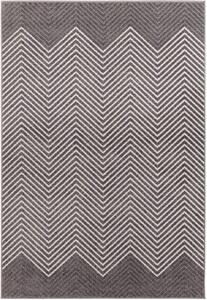 Kusový koberec moderní Agnella Meteo Zefir Platyna Šedý Rozměr: 133x195 cm