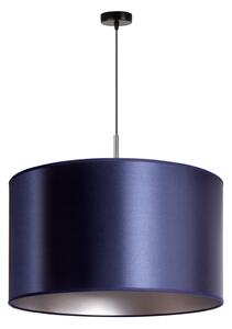 Duolla - Lustr na lanku CANNES 1xE27/15W/230V pr. 50 cm modrá/stříbrná