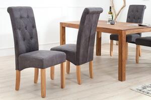 Židle VALENTINO GREY s krčním válečkem Nábytek | Jídelní prostory | Jídelní židle | Všechny jídelní židle