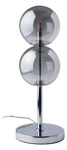 BigBuy Home Stolní LED Lampa 15 x 15 x 48 cm Sklo Stříbro Železo