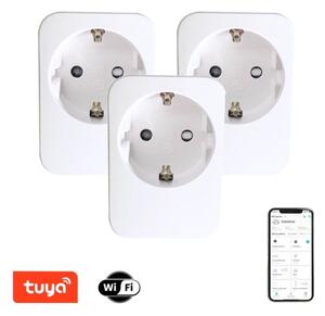 Immax NEO 07761C - SADA 3x Chytrá zásuvka NEO LITE 3680W/230V/16A Wi-Fi Tuya SCHUKO