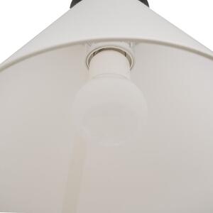BigBuy Home Nástěnná lampa 25 x 37 x 60 cm Syntetické Tkaniny Černý Kov Moderní/jazz
