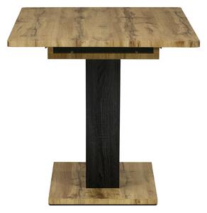 Jídelní stůl PAVOL dub divoký/černá