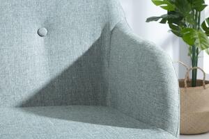 Lavice SCANDINAVIA zelená strukturovaná látka Nábytek | Jídelní prostory | Stolové lavice