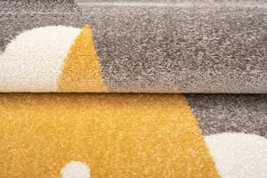 Makro Abra Dětský kusový koberec FIESTA 36320/37224 šedý žlutý Rozměr: 120x170 cm