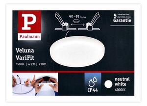 Paulmann 92390 - LED/4,5W IP44 Koupelnové podhledové svítidlo VARIFIT 230V
