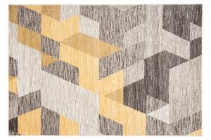 Moderní kusový koberec FIESTA 36310/37226 šedý žlutý Rozměr: 120x170 cm
