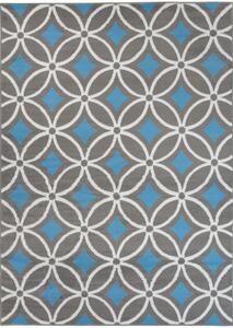 Makro Abra Kusový koberec moderní MAYA Z898B šedý modrý Rozměr: 120x170 cm