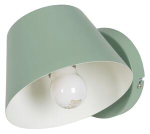 BigBuy Home Nástěnná lampa Kov 16 x 16 x 12 cm Světle zelená