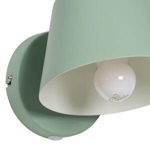 BigBuy Home Nástěnná lampa Kov 16 x 16 x 12 cm Světle zelená