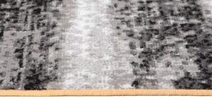 Makro Abra Kusový koberec moderní MAYA Pruhy Q542A žlutý šedý Rozměr: 80x150 cm