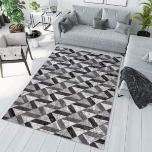 Makro Abra Kusový koberec moderní MAYA Q544D šedý Rozměr: 120x170 cm