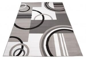 Makro Abra Kusový koberec moderní MAYA Z897F šedý Rozměr: 80x150 cm
