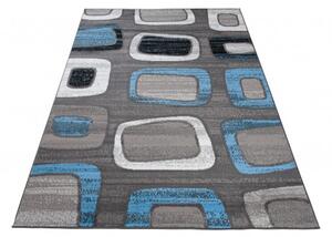 Makro Abra Kusový koberec moderní MAYA T965B šedý modrý Rozměr: 140x200 cm
