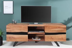 Televizní stolek AMAZONAS 160 CM masiv akácie Nábytek | Obývací pokoj | Televizní stolky