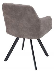Jídelní židle LUCCA taupe hnědá mikrovlákno Nábytek | Jídelní prostory | Jídelní židle | Všechny jídelní židle