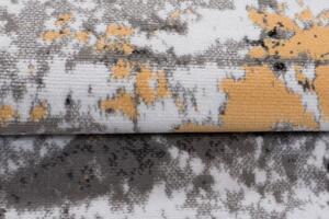 Makro Abra Kusový koberec moderní MAYA Q543B šedý žlutý bílý Rozměr: 160x230 cm