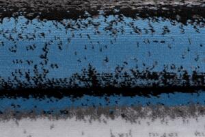 Makro Abra Kusový koberec moderní MAYA Pruhy Q542A modrý šedý Rozměr: 180x250 cm