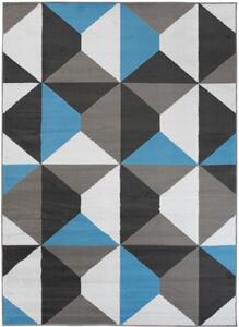 Makro Abra Kusový koberec moderní MAYA Z902B šedý modrý Rozměr: 80x150 cm