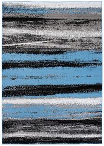 Makro Abra Kusový koberec moderní MAYA Pruhy Q542A modrý šedý Rozměr: 130x190 cm