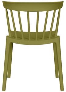 Barová židle BLISS zelená WOOOD