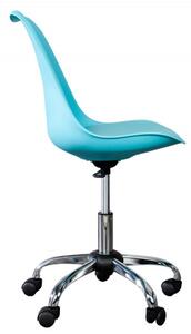 Kancelářská židle SCANDINAVIA tyrkysová Nábytek | Kancelářský nábytek | Židle