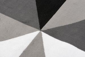 Makro Abra Kusový koberec moderní MAYA Z902D šedý bílý Rozměr: 120x170 cm