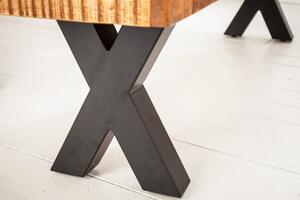 Stolová lavice IRON CRAFT X NATUR 160 CM masiv mango Nábytek | Jídelní prostory | Stolové lavice