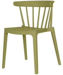 Barová židle BLISS zelená WOOOD