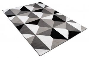Makro Abra Kusový koberec moderní MAYA Z902D šedý bílý Rozměr: 250x350 cm